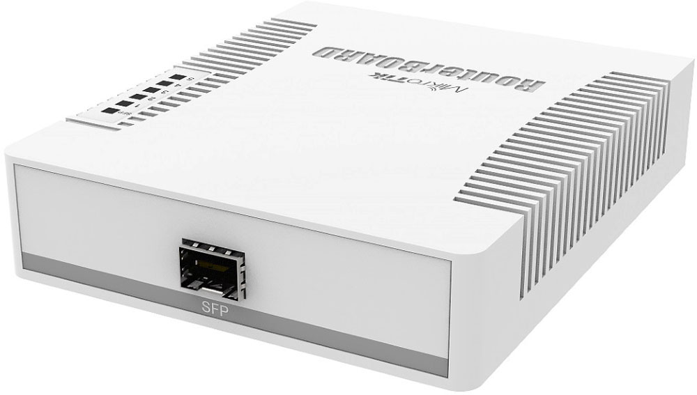 Комутатор Mikrotik RB260GS, 5 Gigabit ports and SFP cage, SwOS, plastic case, PSU (CSS106-5G-1S) на малюнкі №4