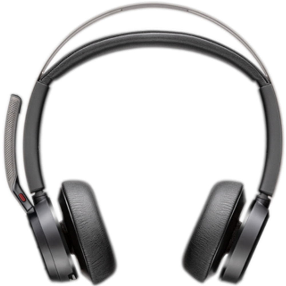 Гарнітура Poly Focus 2 USB-C + USB-C/A Adapter HS with Charge Stand Stereo (9T9J5AA) Чорний на малюнкі №1