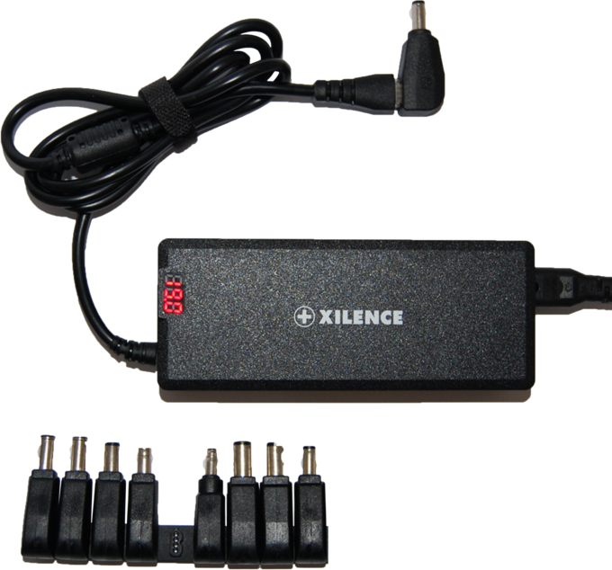 Адаптер живлення для ноутбука Xilence 120W Mini Universal Чорний (XM012) на малюнкі №1