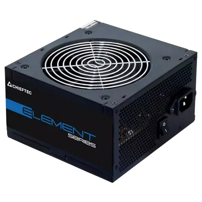 БЖ 500W Chieftec ELEMENT ELP-500S, 120 mm, 80+ Bronze Retail Box (ELP-500S) на малюнкі №1
