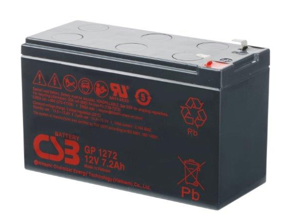 Акумуляторна батарея CSB 12V, 7.2A (28W) (GP1272F2(28W)) на малюнкі №1