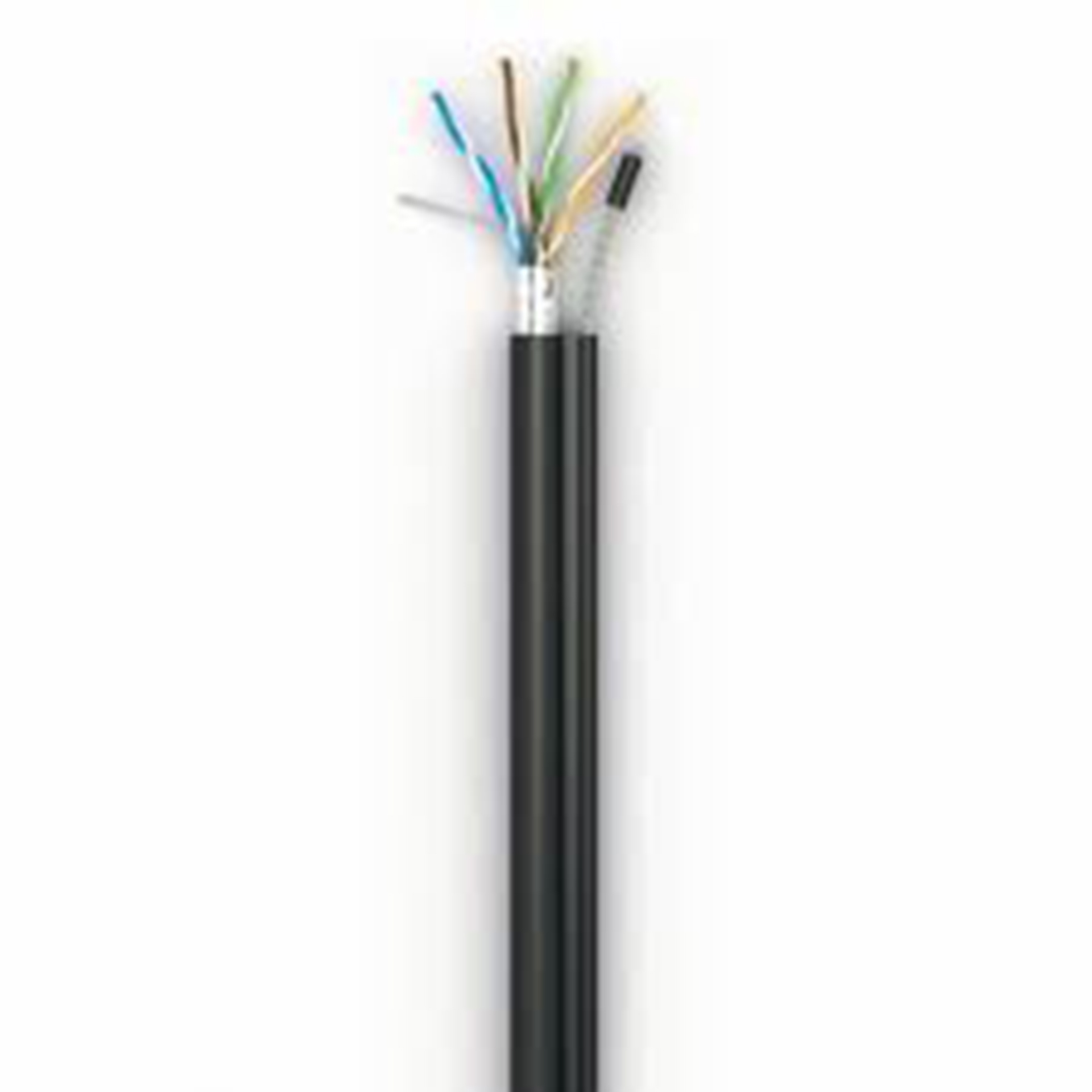 Кабель UTP Cat-5e Ok-NET, (бухта 500м) для зовн.прокл, з тросом (49223M500) на малюнкі №1