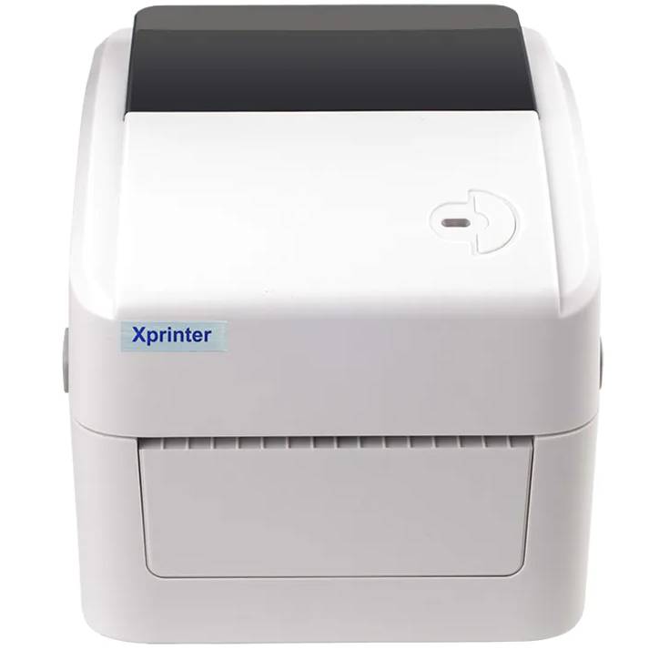 Принтер етикеток Xprinter (термодрук, 152 мм/с, стрічка 115 мм, 203 DPI, USB, білий) (XP-420B) на малюнкі №1