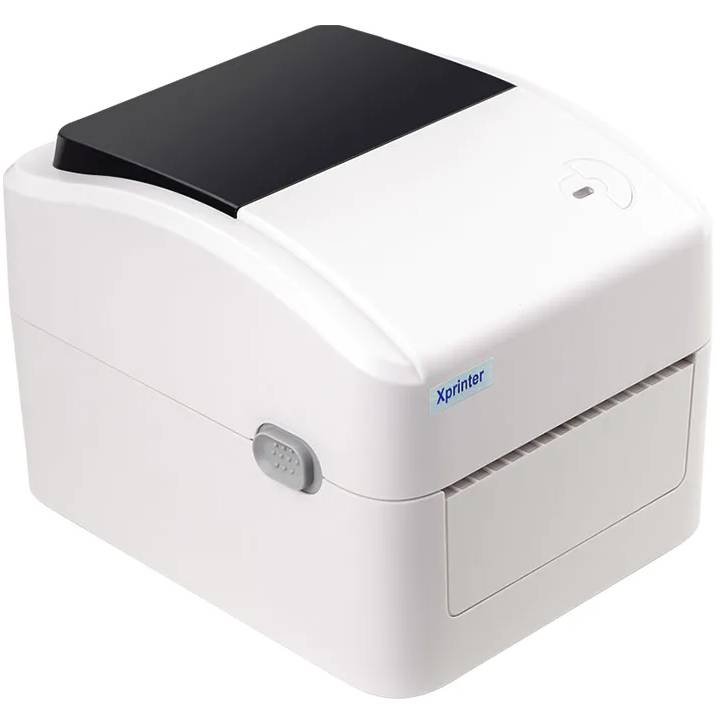 Принтер етикеток Xprinter (термодрук, 152 мм/с, стрічка 115 мм, 203 DPI, USB, білий) (XP-420B) на малюнкі №2