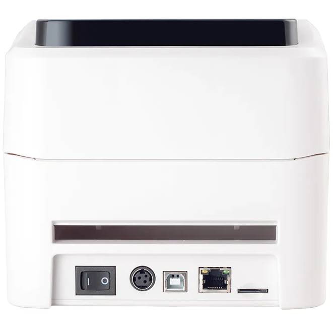 Принтер етикеток Xprinter (термодрук, 152 мм/с, стрічка 115 мм, 203 DPI, USB, білий) (XP-420B) на малюнкі №5