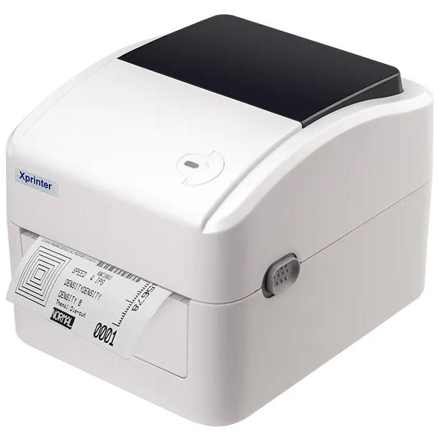 Принтер етикеток Xprinter (термодрук, 152 мм/с, стрічка 115 мм, 203 DPI, USB, білий) (XP-420B) на малюнкі №7