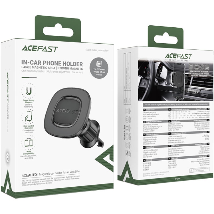 Автомобільне кріплення для смартфона D44 Magnetic Acefast (6974316284024) на малюнкі №4