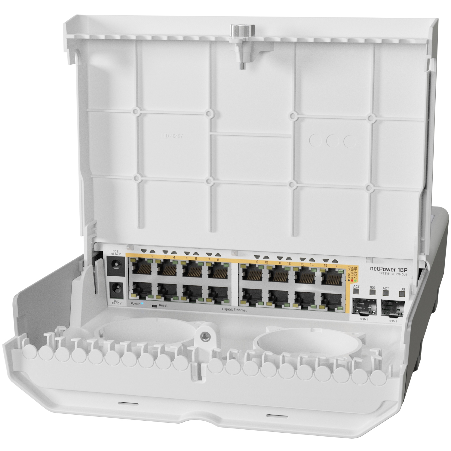 Комутатор Mikrotik (CRS318-16P-2S+OUT) на малюнкі №2