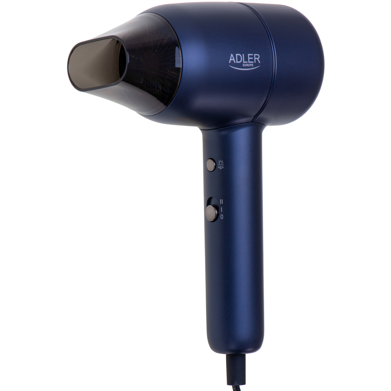 Фен Adler AD 2279b blue 1800Вт/ 2 швидкості/ хол.обдув/ темп.режимів-2/іонізація/ насадки - 1 шт. (AD2279B) Синій на малюнкі №2