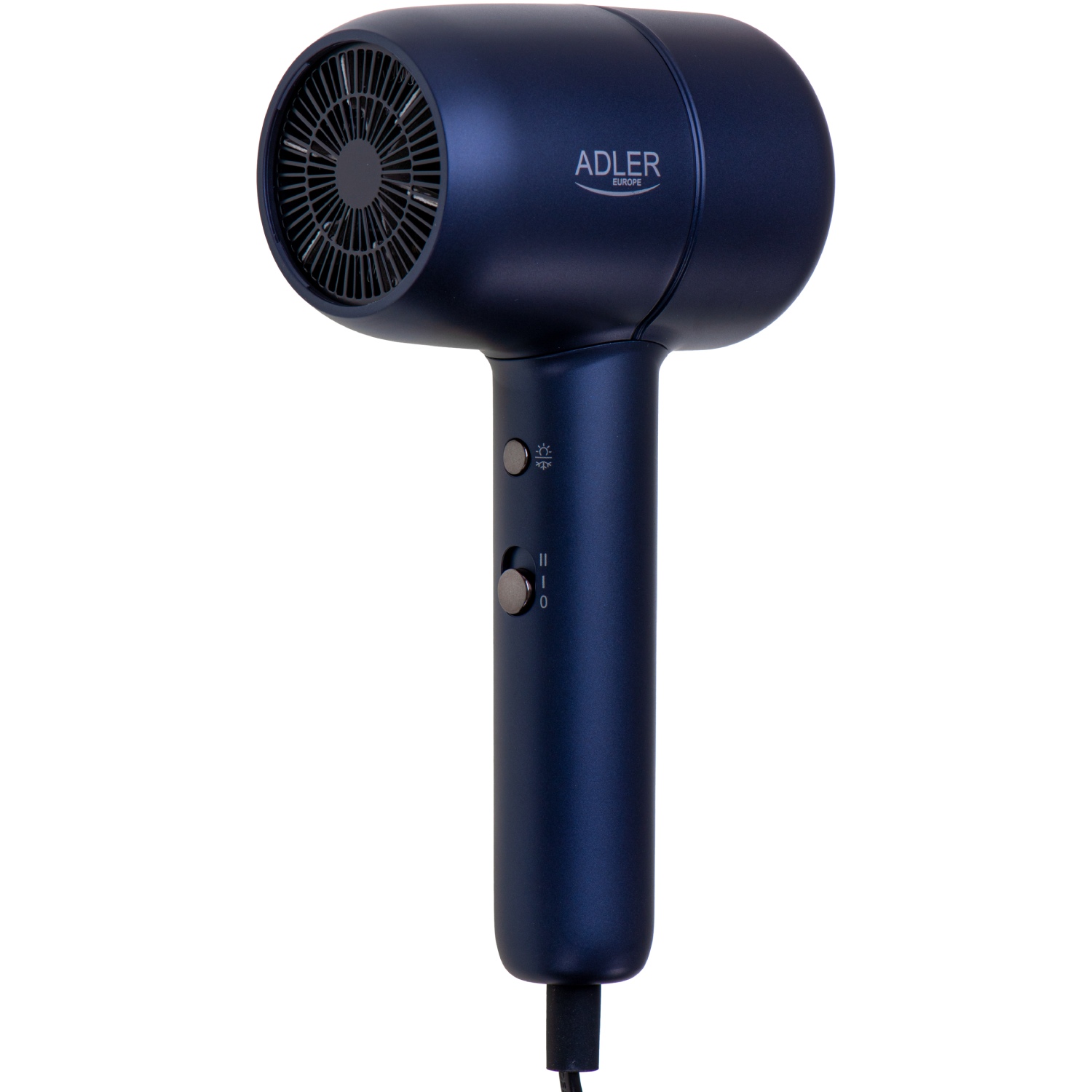 Фен Adler AD 2279b blue 1800Вт/ 2 швидкості/ хол.обдув/ темп.режимів-2/іонізація/ насадки - 1 шт. (AD2279B) Синій на малюнкі №6