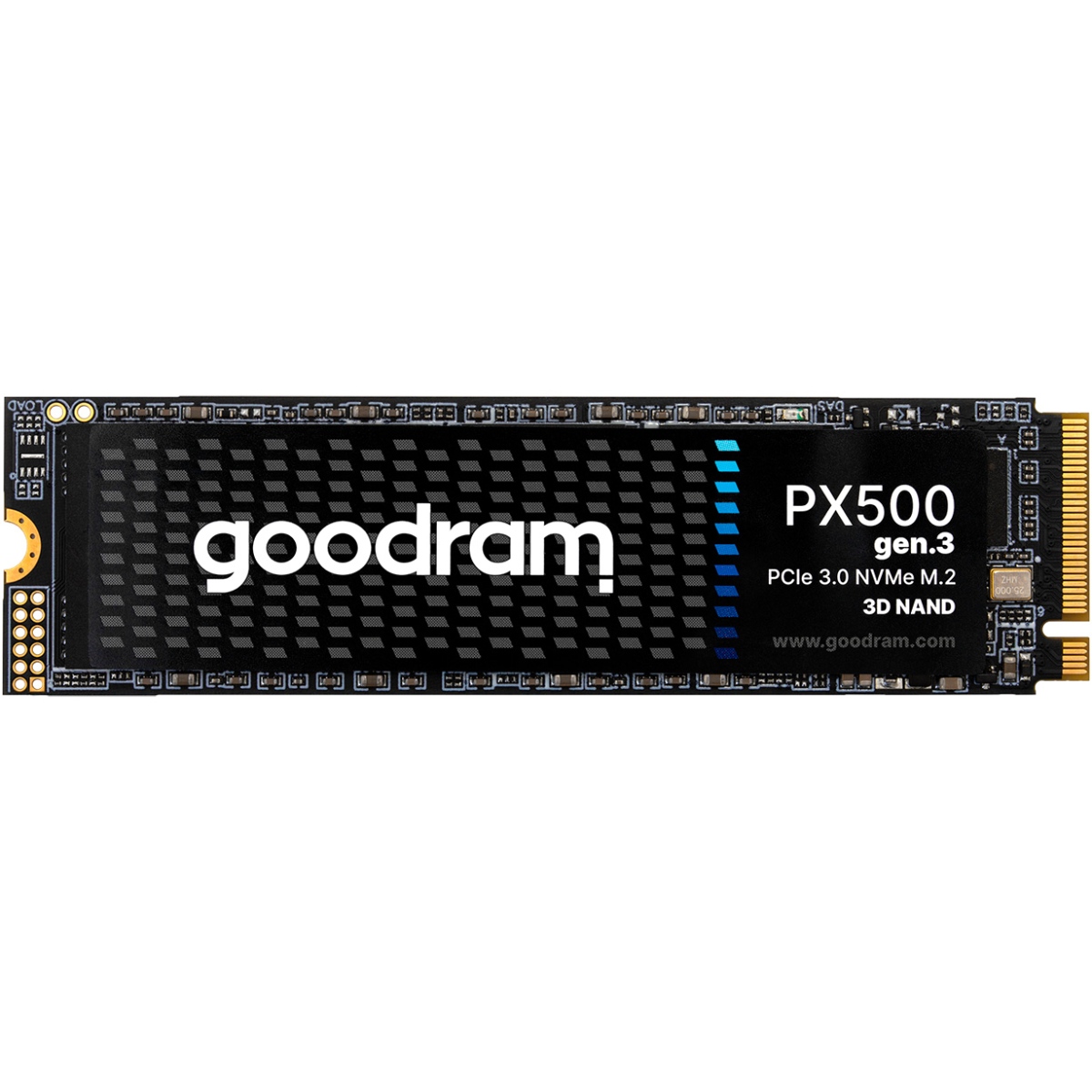 SSD 256Gb GoodRAM PX500 M.2 2280 PCIe 3x4 NVMe 3D NAND, Retail (SSDPR-PX500-256-80-G3) на малюнкі №1