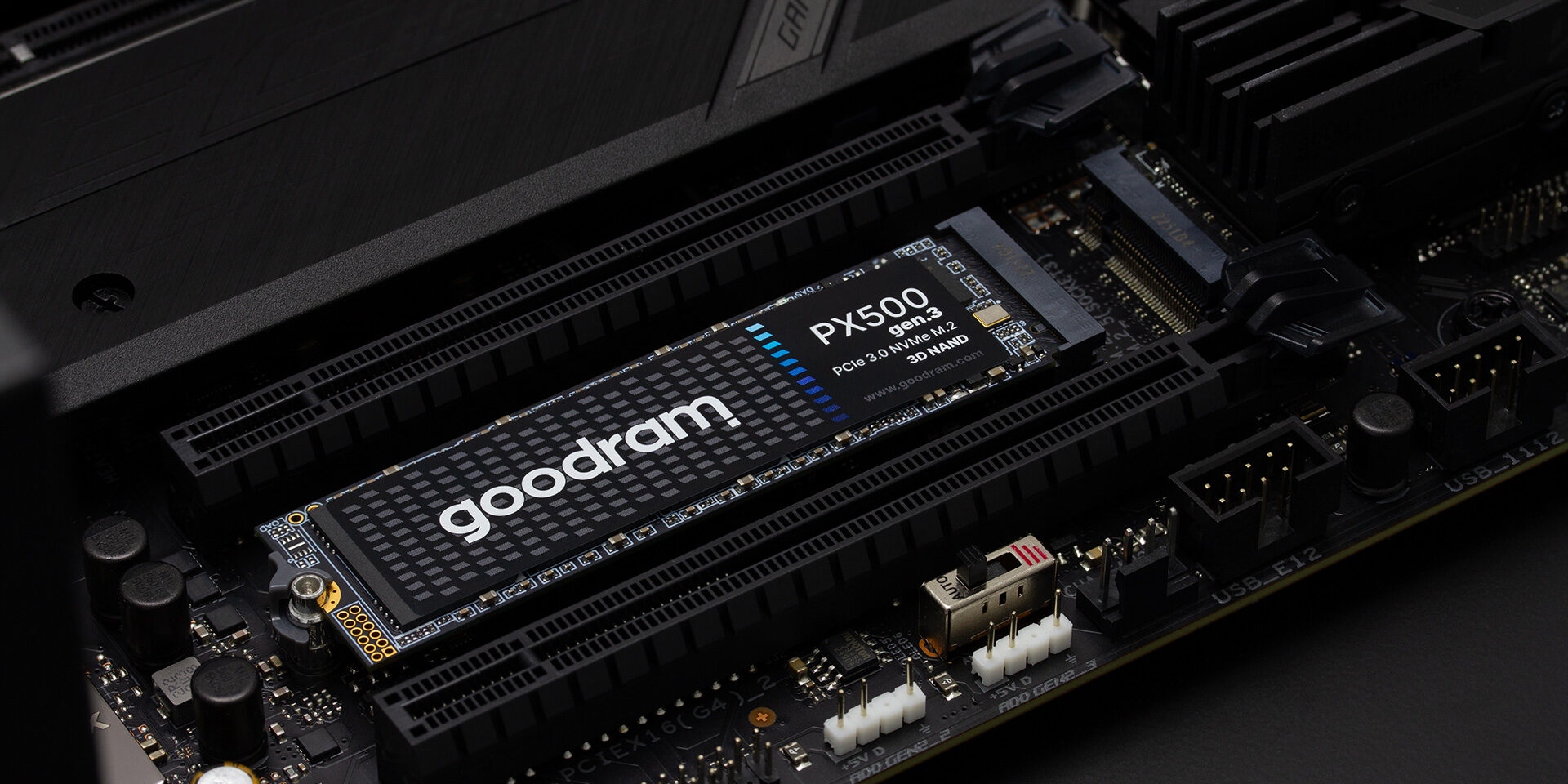 SSD 256Gb GoodRAM PX500 M.2 2280 PCIe 3x4 NVMe 3D NAND, Retail (SSDPR-PX500-256-80-G3) на малюнкі №4