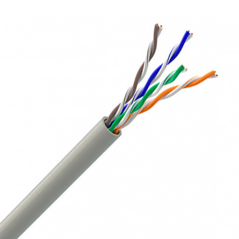 Кабель UTP Cat-5e Ok-NET, КПВ-ВП (100) 4х2х0,49 пометрово (7931296 пометрово) на малюнкі №1
