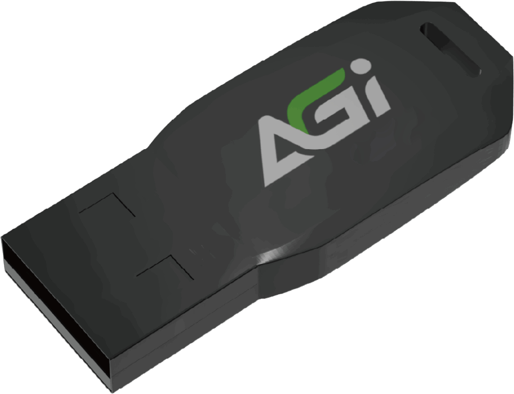 USB Flash AGI UP138 128GB USB 3.2 Gen1 Black, Retail (AGI128GBBUP138-RT) на малюнкі №1