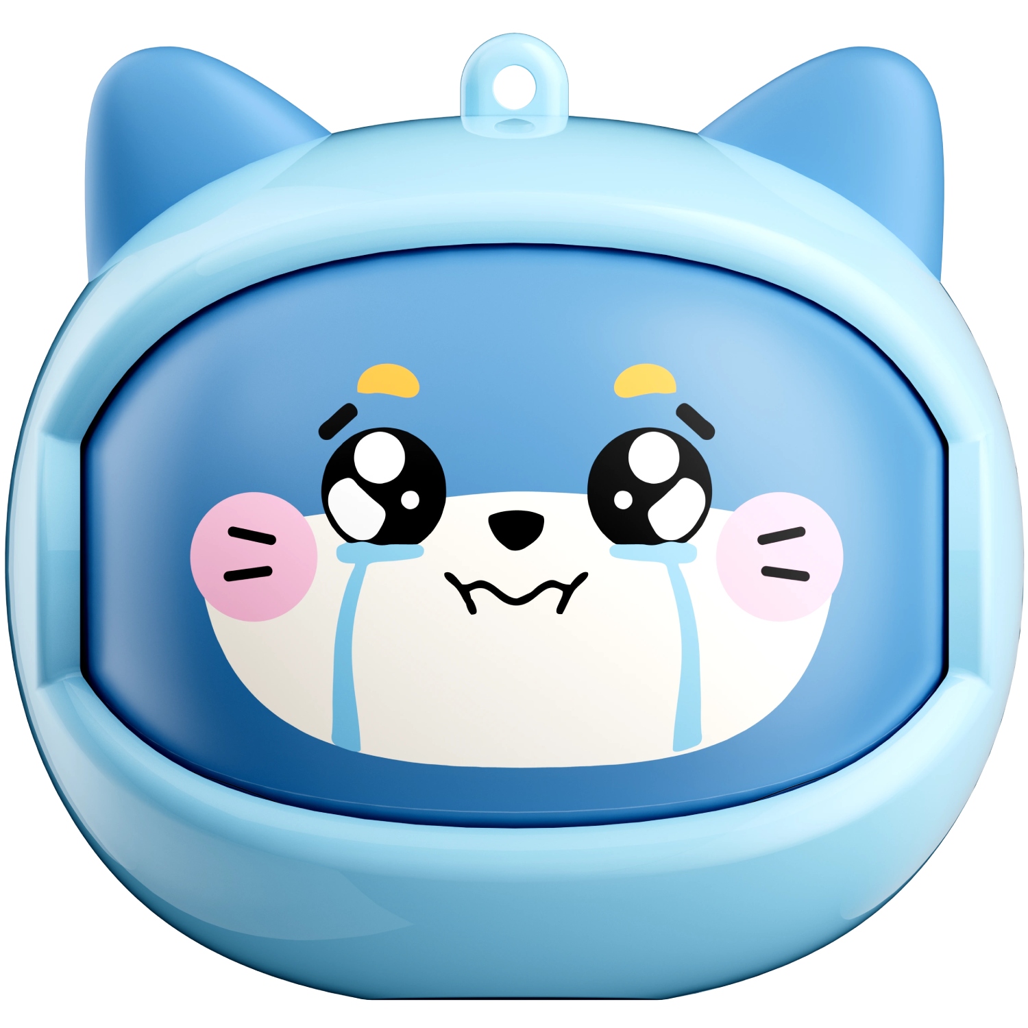 Навушники TWS Blackview AirBuds K1 (Kids) Smiley Blue (5117979083851) Блакитний на малюнкі №1