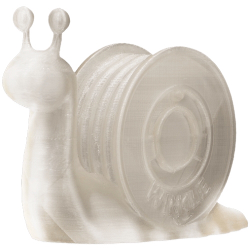Пластик (Filament) WINKLE PLA HD 1кг, 1.75мм (PHD01000175TRATRAWNK) прозорий на малюнкі №3