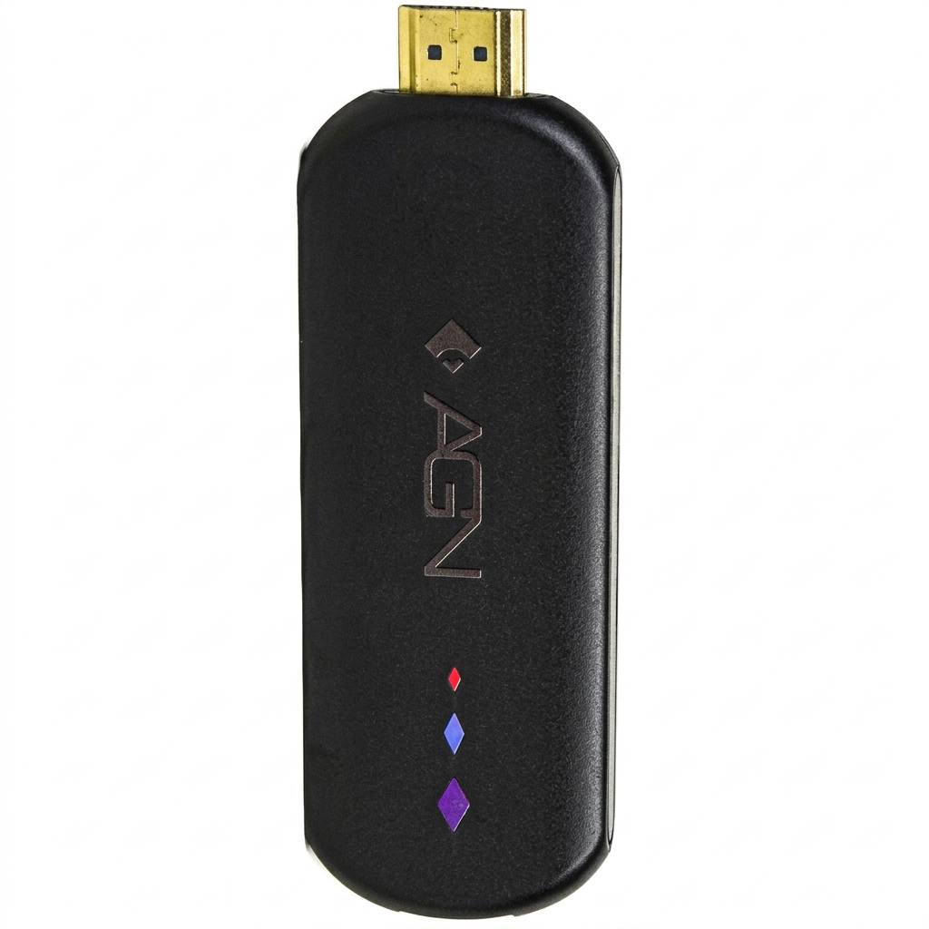 TV Медіаплеєр AGN Media Stick 2/16Gb/ Amlogic S905L3/ Android 14/ WiFi 2.4G+5G/ BT 5.4/ USB2.0/ чорн (AGNSTICK216) Чорний на малюнкі №2