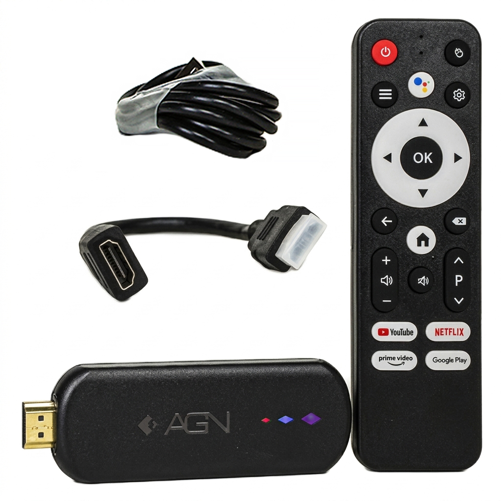 TV Медіаплеєр AGN Media Stick 2/16Gb/ Amlogic S905L3/ Android 14/ WiFi 2.4G+5G/ BT 5.4/ USB2.0/ чорн (AGNSTICK216) Чорний на малюнкі №7