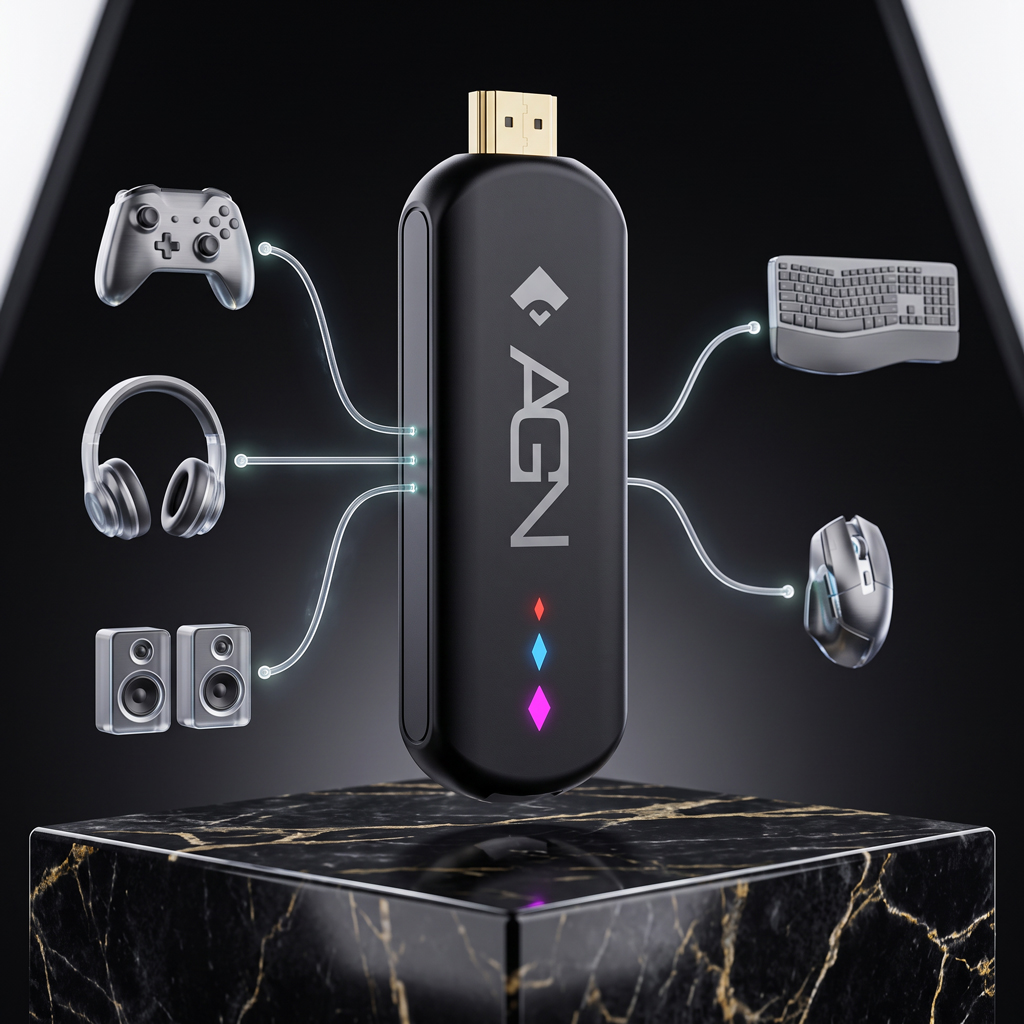 TV Медіаплеєр AGN Media Stick 2/16Gb/ Amlogic S905L3/ Android 14/ WiFi 2.4G+5G/ BT 5.4/ USB2.0/ чорн (AGNSTICK216) Чорний на малюнкі №10