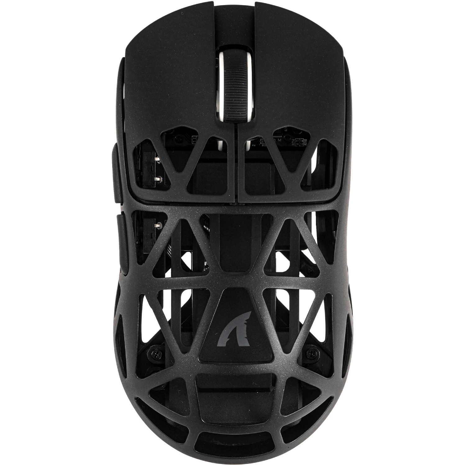 Мишка Attack Shark R2, Wireless/Bluetooth, 42000dpi, (PAW3950), 6кн, Black (R2B_AS) Чорний на малюнкі №1