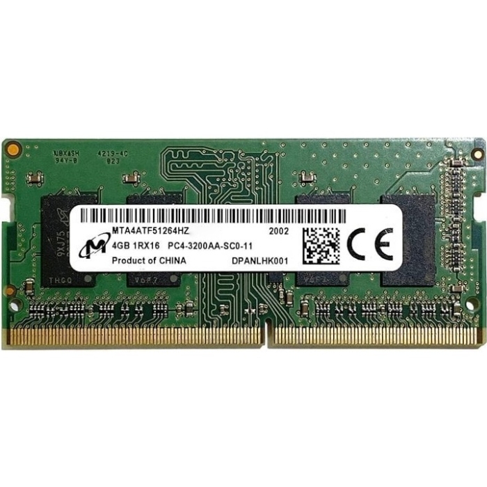 SoDIMM 4096M DDR4 3200 MHz Micron, OEM (MTA4ATF51264HZ-3G2R1) на малюнкі №1