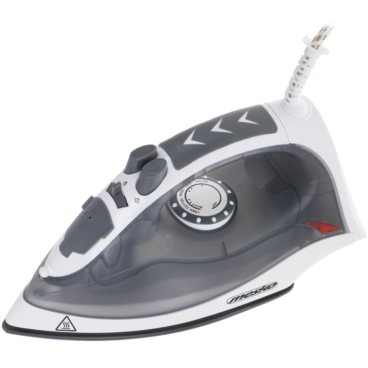 Праска Mesko MS 5037 grey 2800Вт/ 170 мл/ кераміка/ сухе прасування/ сіра (MS5037) на малюнкі №1