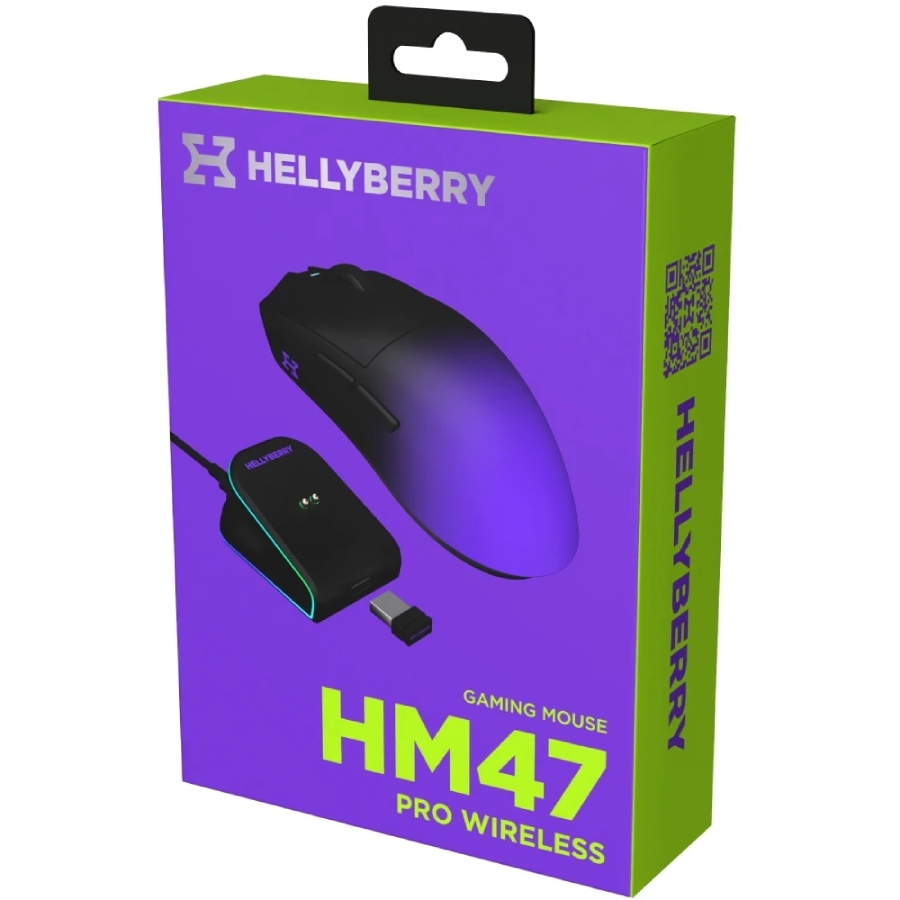 Миша HATOR Hellyberry HM47 PRO Black-violet gradient (HM47PRO_black_violet) на малюнкі №9