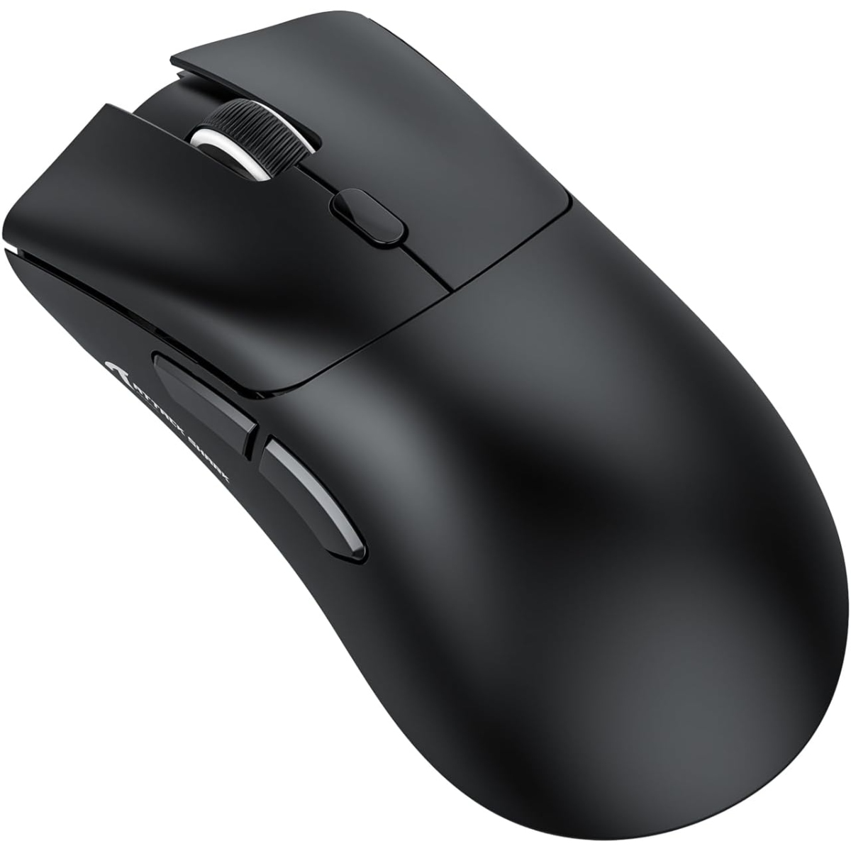 Мишка Attack Shark R1, Wireless/Bluetooth, 18000dpi, (PAW3311), 6кн, Black (R1B_AS) Чорний на малюнкі №2