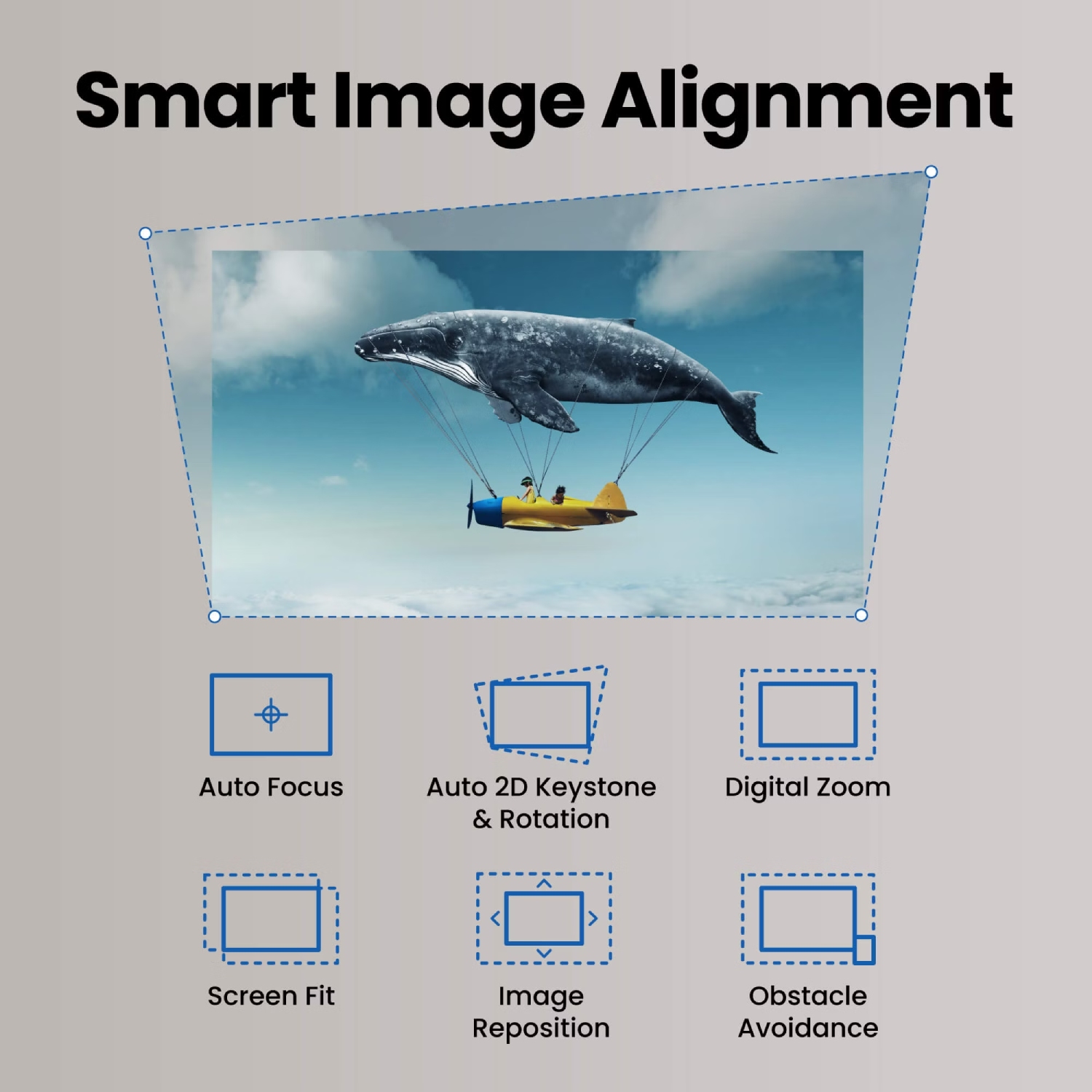 Проєктор BENQ GP520, DLP,4K UHD, ANSI 2600Lm,200000:1,Android11,2хHDMI,USB,Wi-Fi,BT5.0,16:9,сірий (9H.JT177.59E) на малюнкі №8
