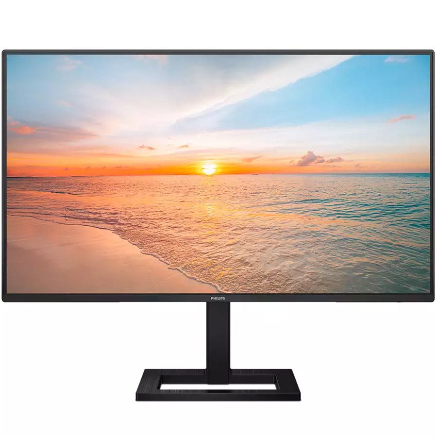 TFT 27 Philips 27E1N1600AE, QHD, IPS, 100hz, 1ms, HDMI, USB-C, USB hub, HAS, колонки (27E1N1600AE/00) Чорний на малюнкі №1