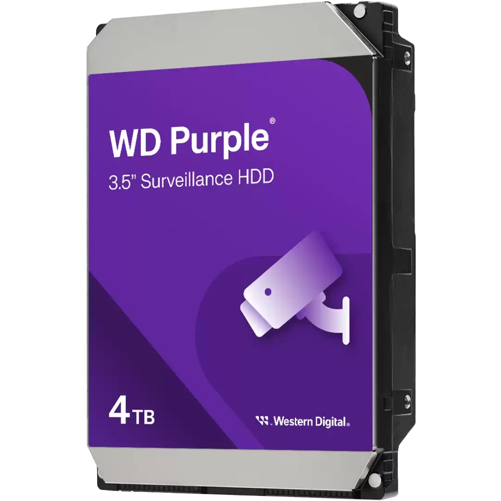 HDD 4TB, 5400rpm, WD Purple, 128M, SATA III (WD44PURZ) на малюнкі №1