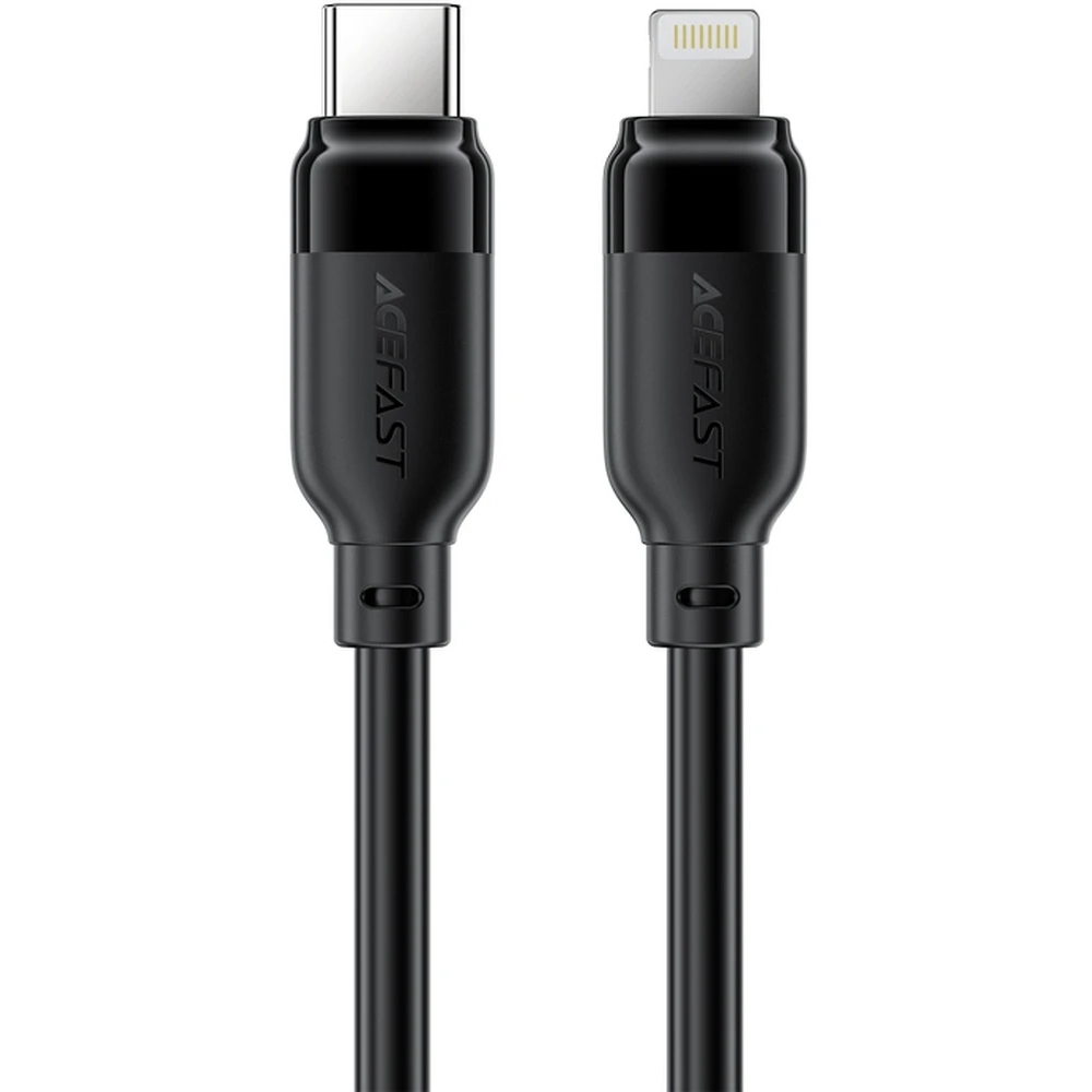Кабель USB 2.0 Type-C M-Lightning M, 2.0м, чорний, TPU C16-05 Acefast (6974316286288) Чорний на малюнкі №1