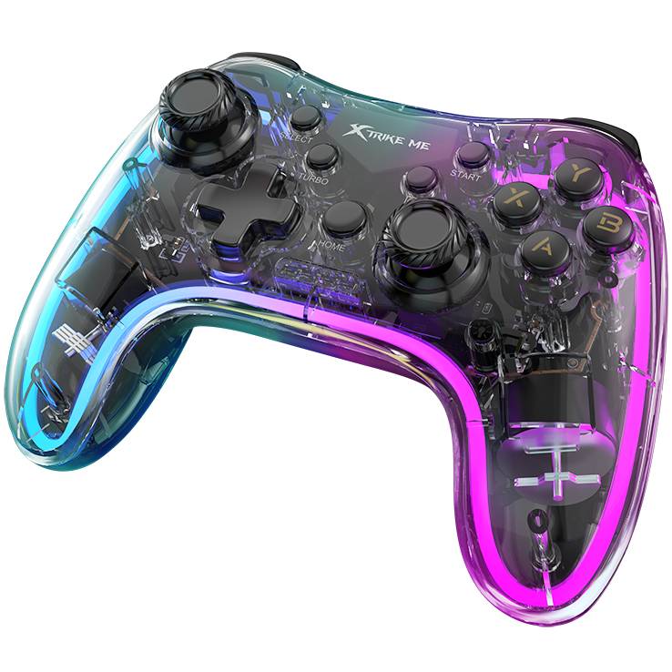 Геймпад XTRIKE ME бездротовий, Bluetooth RGB PS4/IOS/Android/PC/Nintendo (GP-52) на малюнкі №2