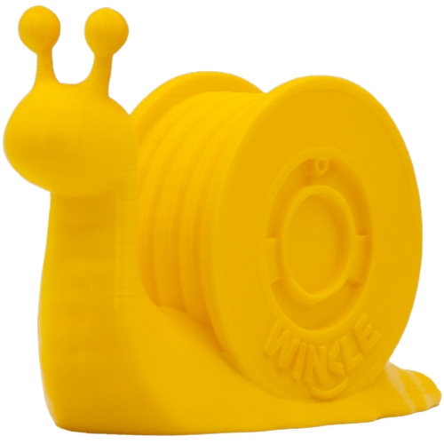 Пластик (Filament) WINKLE PLA HD 1кг, 1.75мм, канарково-жовтий (PHD01000175AMACANWNK) жовтий на малюнкі №3