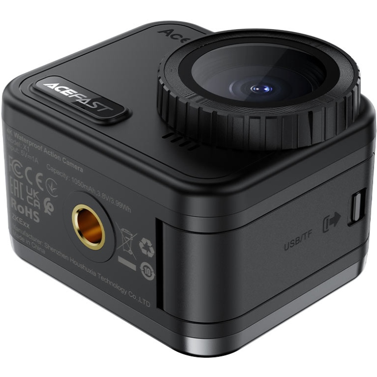 Екшн-камера Acefast X1 4K Waterproof Action (6974316285816) на малюнкі №3