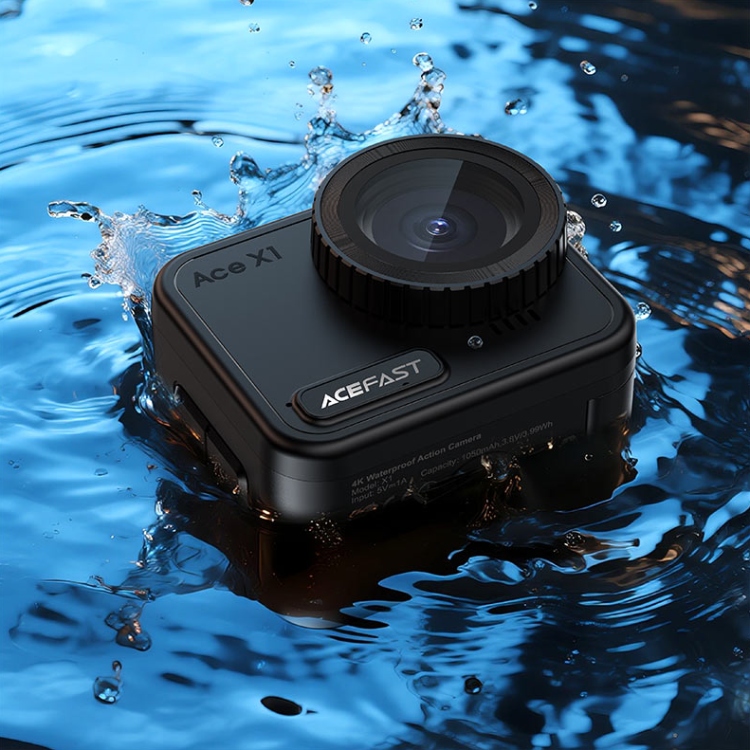 Екшн-камера Acefast X1 4K Waterproof Action (6974316285816) на малюнкі №6