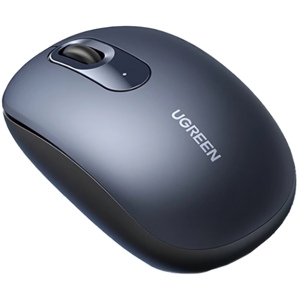 Мишка UGREEN 2.4GHz MU105, бездротова, 2400dpi, 3кн, Синя (90550) Синій на малюнкі №1