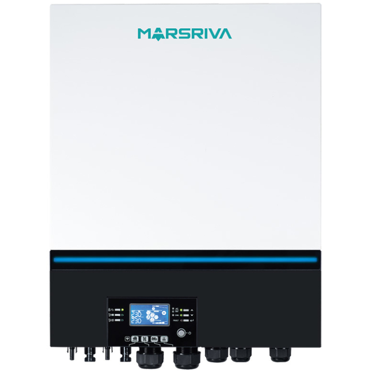 Інвертор Marsriva OFF-G 8.0 kW 230V RS232/RS485 CE PF1 VOL VM I 8KW TWIN-48V, include wifi (MR-SPF8000M TWIN-Ver.1) на малюнкі №1