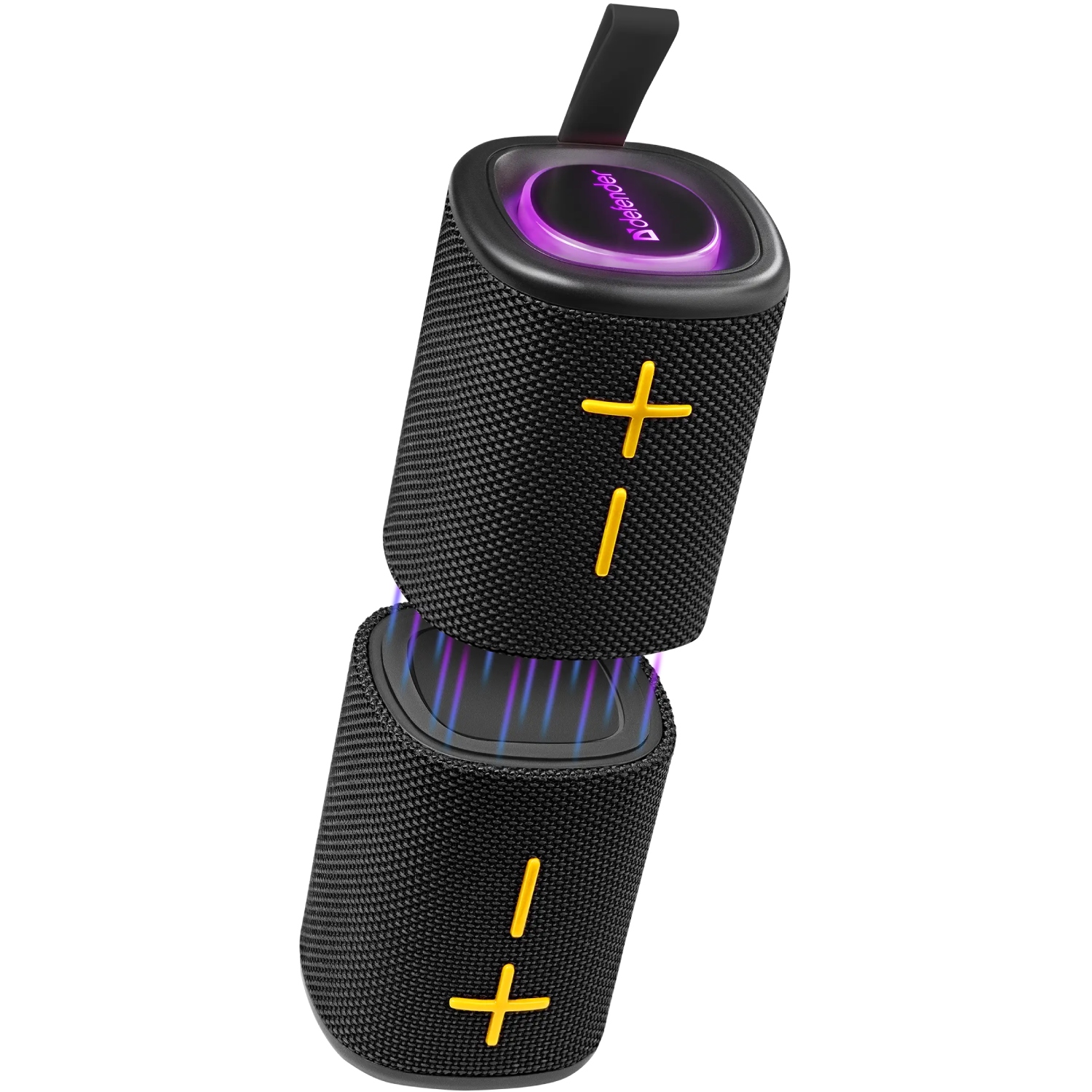 Акустична система 1.0 Defender Union 20Вт BT/USB/TF/AUX/2-in-1/RGB чорна (65139) на малюнкі №8