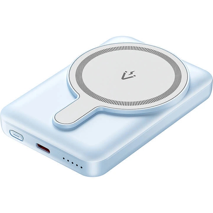 УМБ Vention Magnetic Wireless 5000mAh 20W PD, USB-C In/Out QI-15W Blue (FHSL0) на малюнкі №2