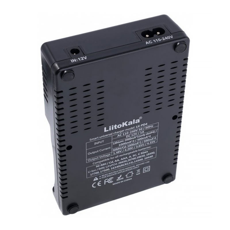 Зарядний пристрій LiitoKala Lii-PD4, 4x(LiOn/LiFePO4/NiMH/NiCd), display (Lii-PD4) на малюнкі №8