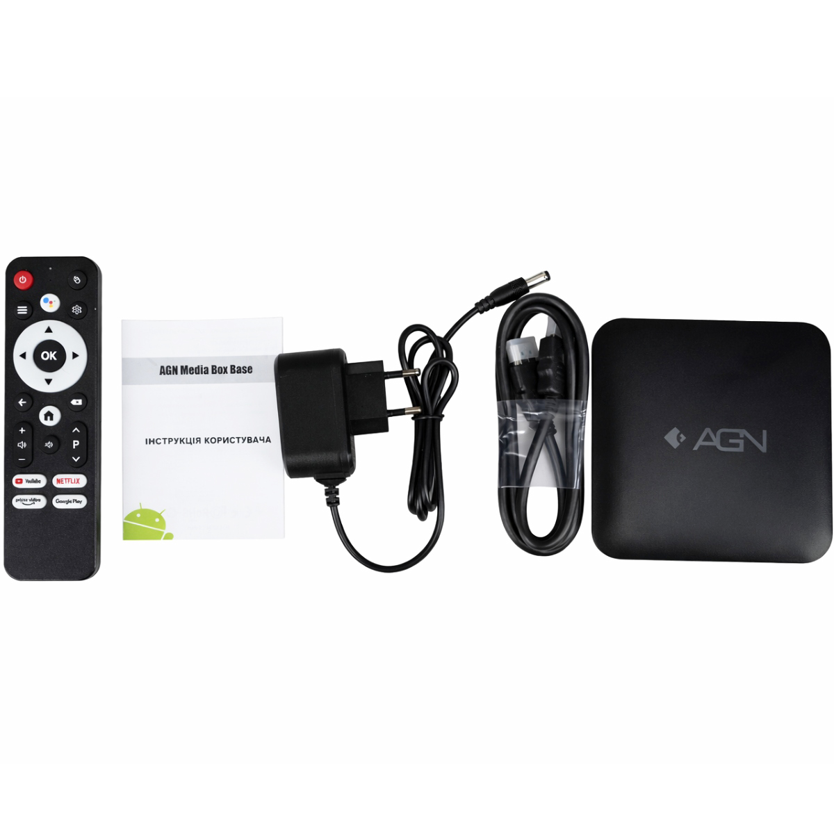 TV Медіаплеєр AGN Media Box Base 2/16Gb/ Amlogic S905L3/ Android 14/ WiFi 2.4G+5G/LAN:100M/ (AGNBASE216) Чорний на малюнкі №8