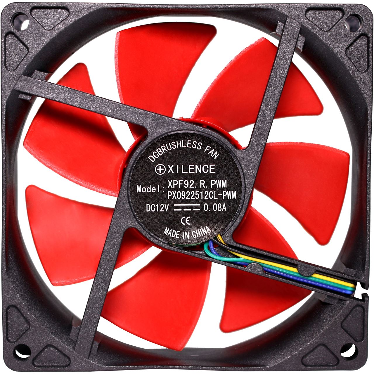 Вентилятор для корпуса 92mm Xilence Performance C XPF92.R.PWM Red/Black, Retail Box (XF041) на малюнкі №5