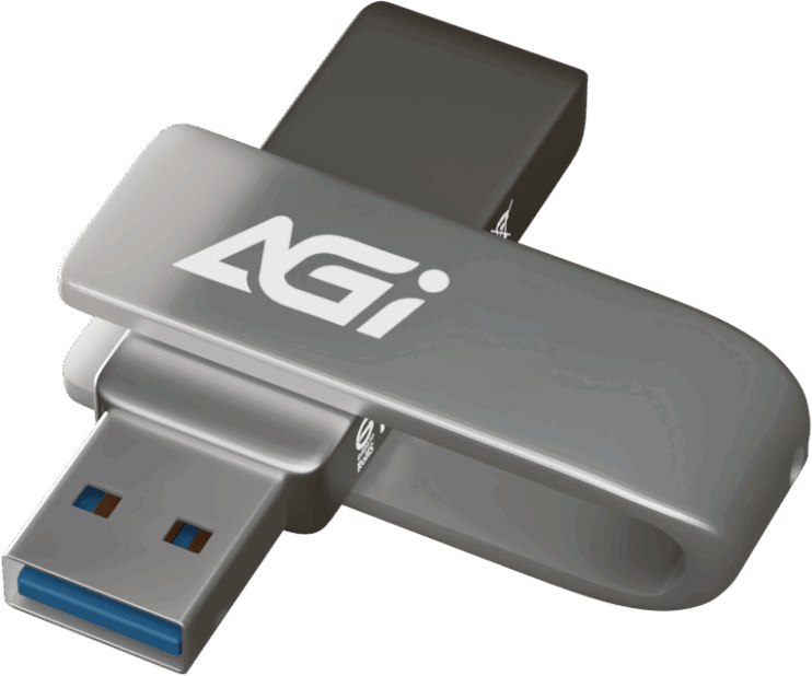 USB Flash AGI UE138B 512GB USB 3.2 Gen1 Metal, Retail (AGI512GSMUE138B-RT) на малюнкі №3