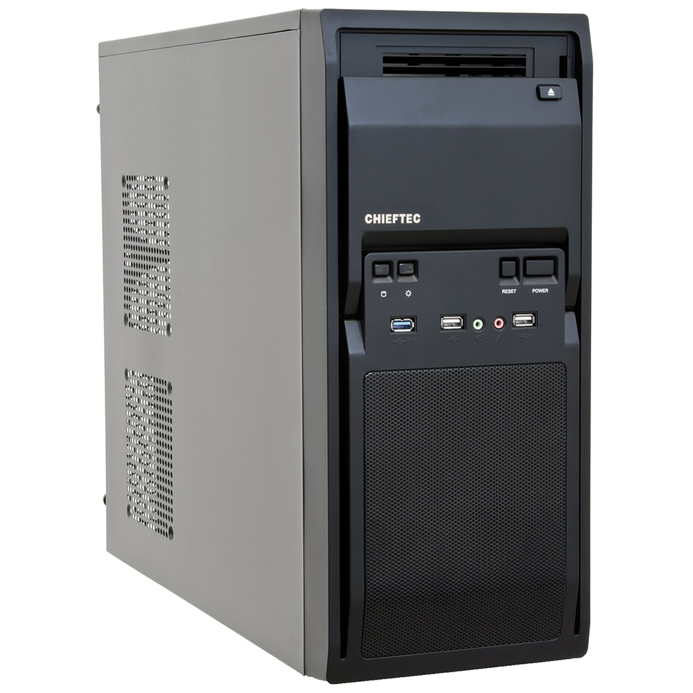Корпус Chieftec LIBRA ATX, без БЖ, Black (LG-01B-OP) Чорний на малюнкі №1