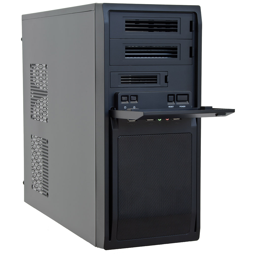 Корпус Chieftec LIBRA ATX, без БЖ, Black (LG-01B-OP) Чорний на малюнкі №2