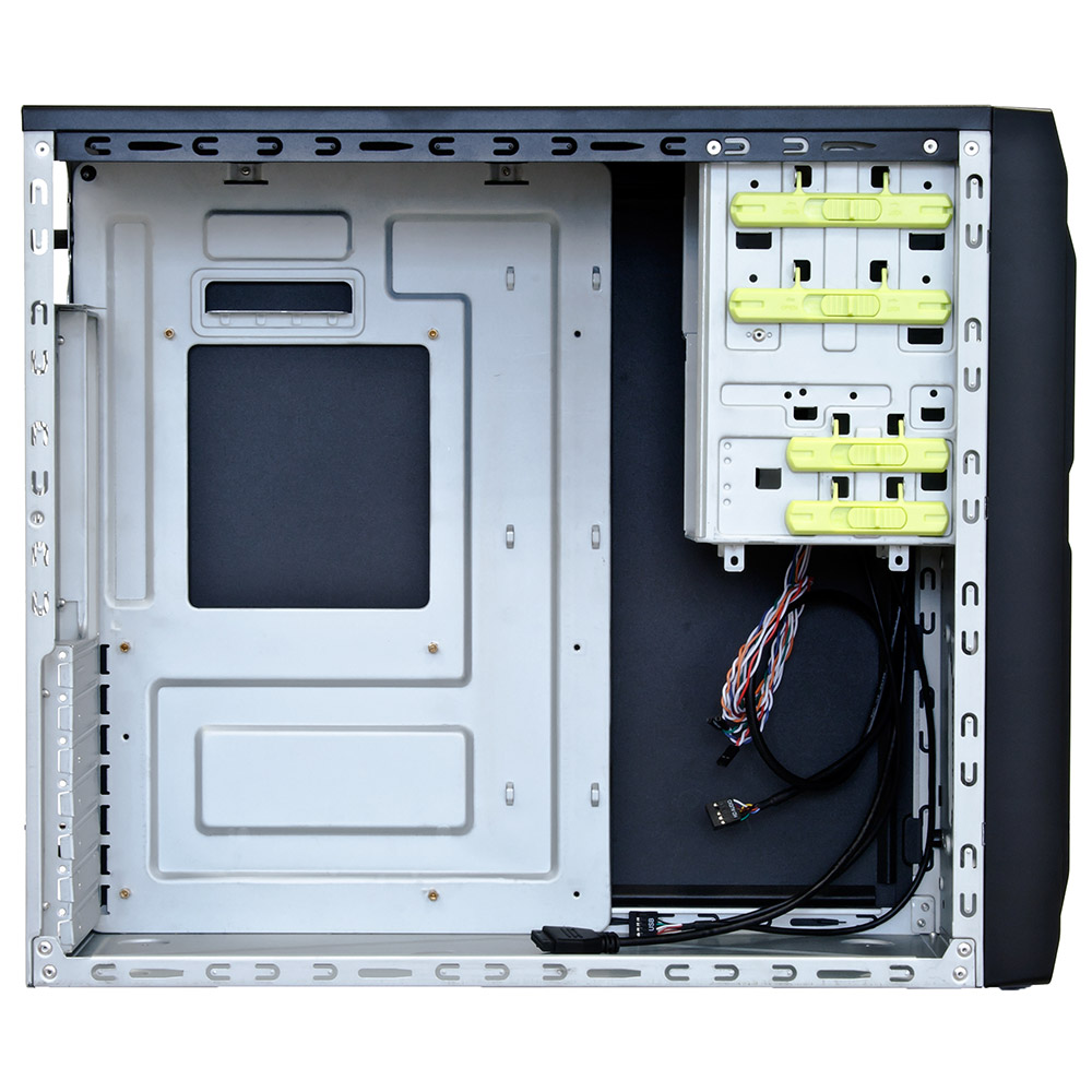 Корпус Chieftec LIBRA ATX, без БЖ, Black (LG-01B-OP) Чорний на малюнкі №4