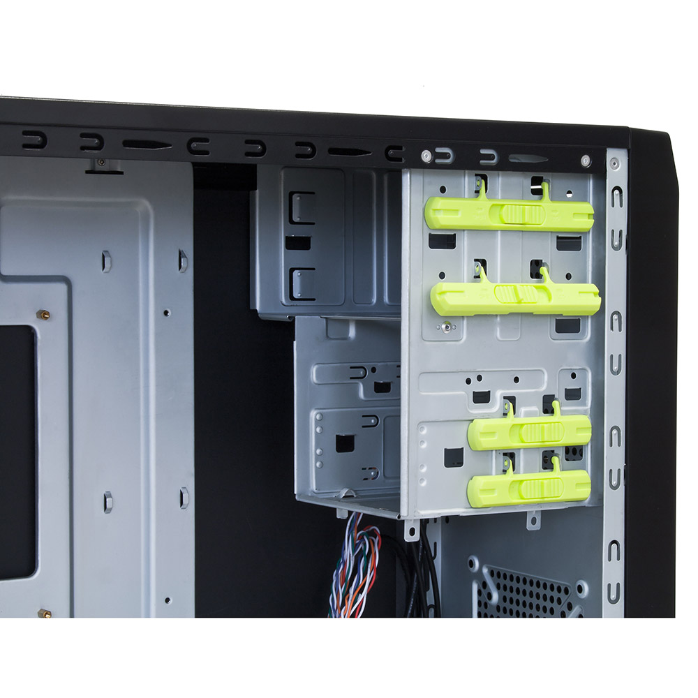 Корпус Chieftec LIBRA ATX, без БЖ, Black (LG-01B-OP) Чорний на малюнкі №5