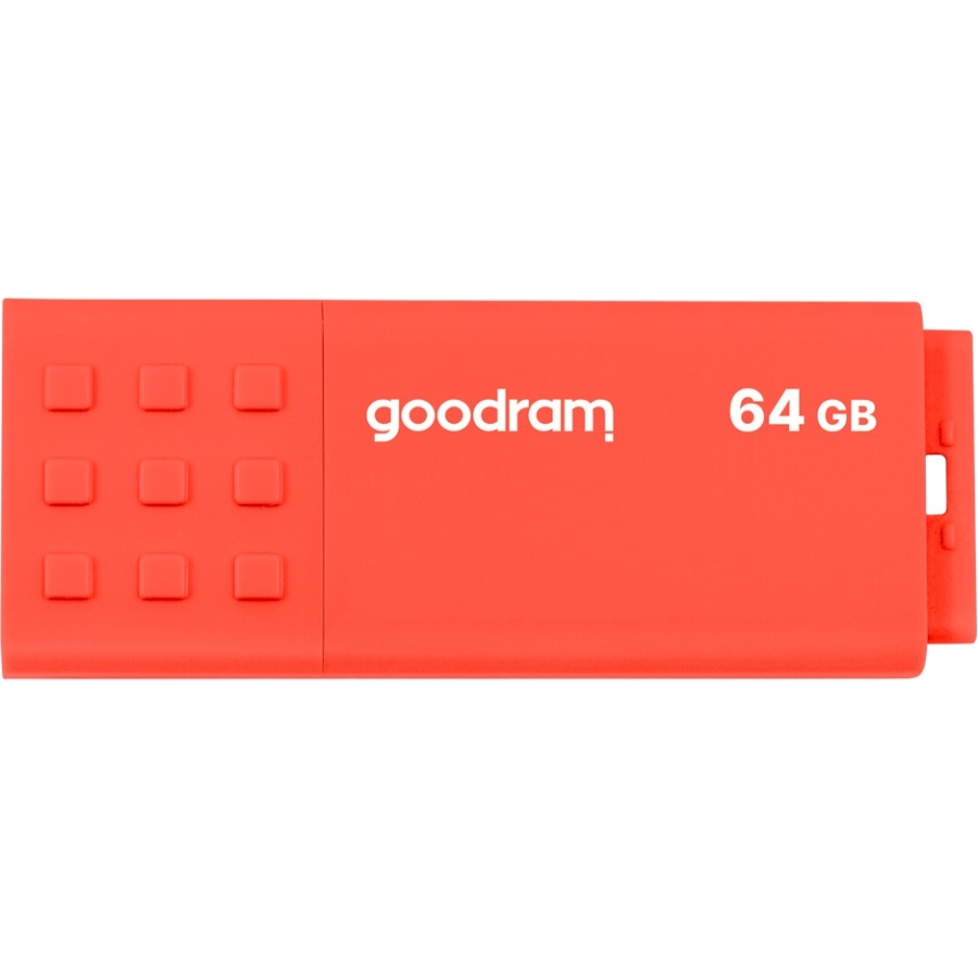 USB Flash GoodRAM 64GB USB 3.0 UME3 Orange, Retail (UME3-0640O0R11) оранжевий на малюнкі №1