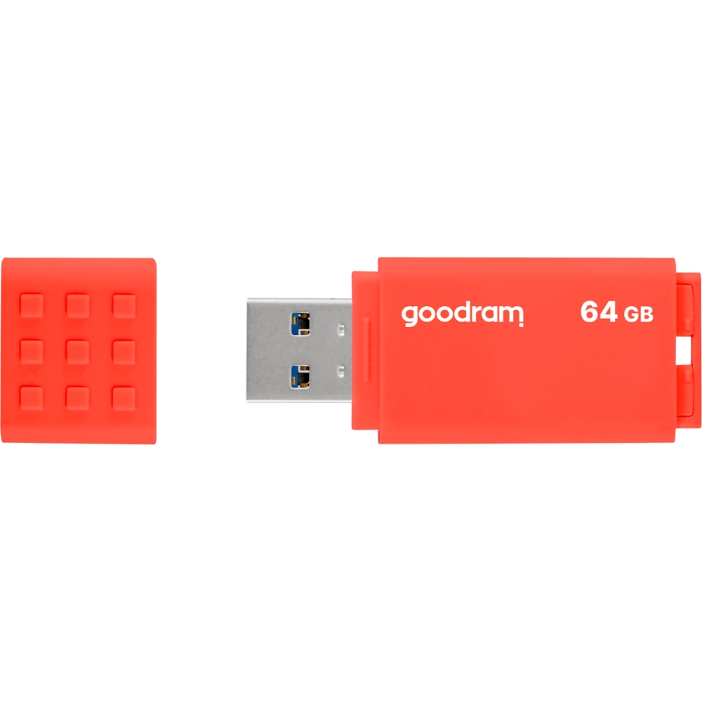 USB Flash GoodRAM 64GB USB 3.0 UME3 Orange, Retail (UME3-0640O0R11) оранжевий на малюнкі №3
